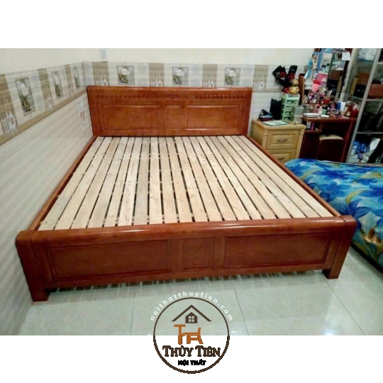 Giường ngủ gỗ sồi Pháp Màu