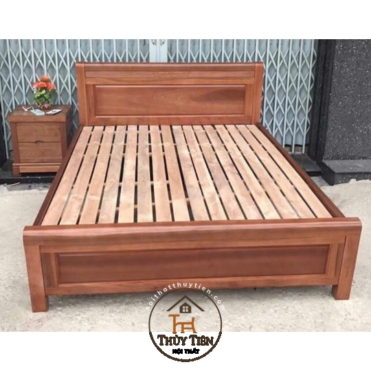 Giường ngủ gỗ xoan