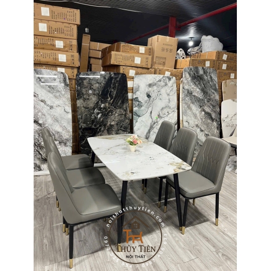 Mẫu bộ bàn ăn hàng nhập