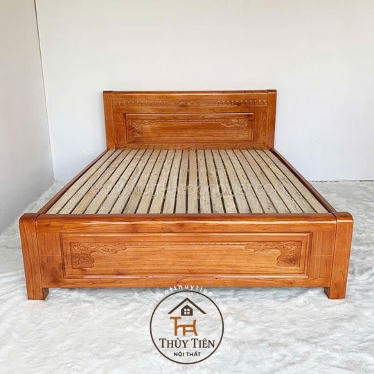 Giường ngủ gỗ xoan