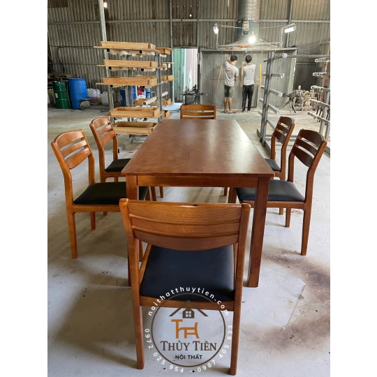 COMBO BÀN GHẾ CAO SU,ĐƠN GIẢN NHƯNG SANG TRỌNG