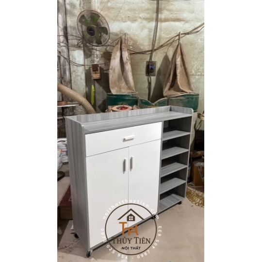 Tủ giày dép gỗ min