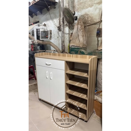 Tủ giày dép gỗ min