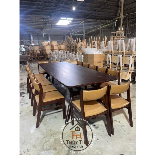 Bộ bàn ăn GỖ ASH cao cấp