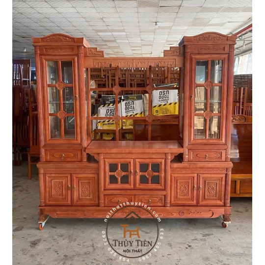 Kệ tivi gỗ sồi