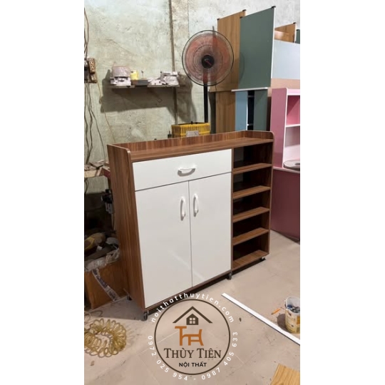 Tủ giày dép gỗ min