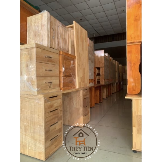 Bàn học sinh gỗ cao su nhiều kích thước