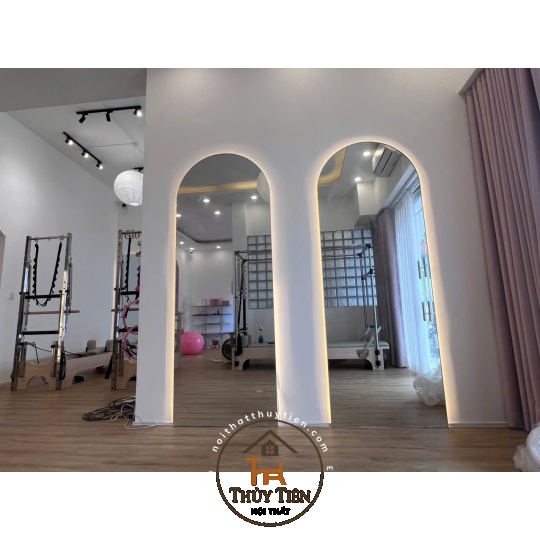 Gương decor toàn thân đèn led ko đèn led nhiều mẫu hàng loại 1 