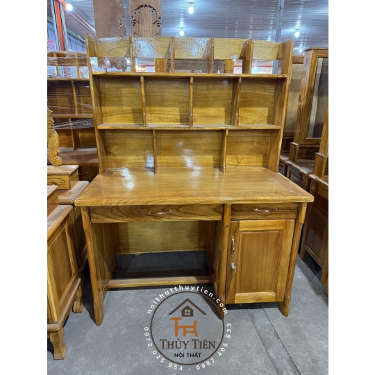 Bàn học sinh gỗ tràm dày dặn chắc chắn