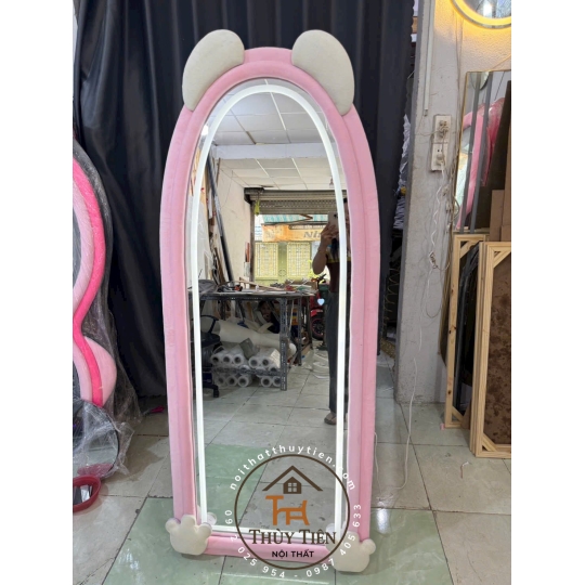 Gương decor toàn thân đèn led ko đèn led nhiều mẫu hàng loại 1 