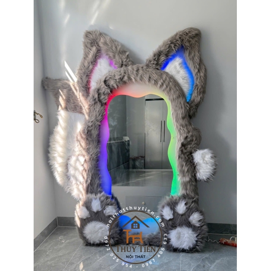 Gương decor toàn thân đèn led ko đèn led nhiều mẫu hàng loại 1 