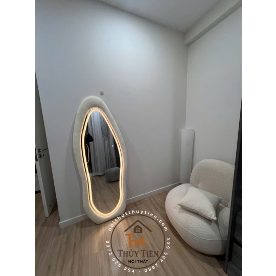 Gương decor toàn thân đèn led ko đèn led nhiều mẫu hàng loại 1 