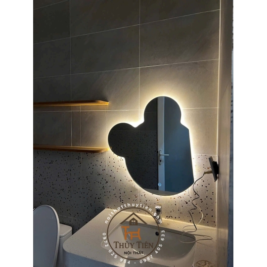 Gương decor toàn thân đèn led ko đèn led nhiều mẫu hàng loại 1 