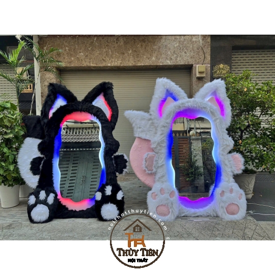 Gương decor toàn thân đèn led ko đèn led nhiều mẫu hàng loại 1 