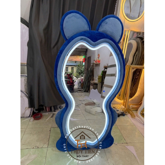 Gương decor toàn thân đèn led ko đèn led nhiều mẫu hàng loại 1 