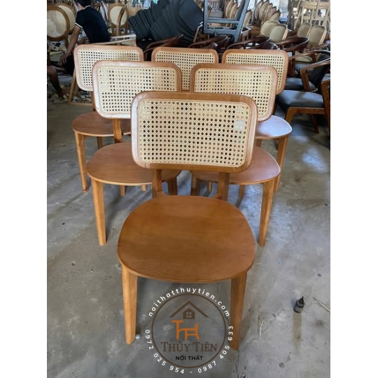 GHẾ MÂY CH301 MẶT VÁN VNEER