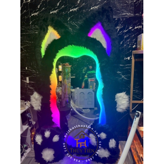 Gương decor toàn thân đèn led ko đèn led nhiều mẫu hàng loại 1 