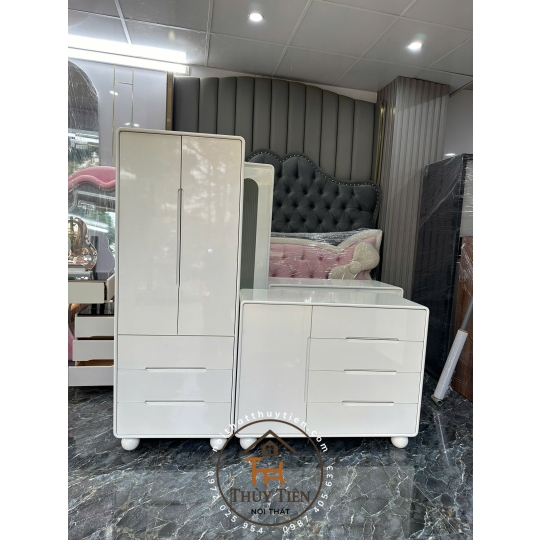 Mẫu tủ quần áo cho bé MDF 