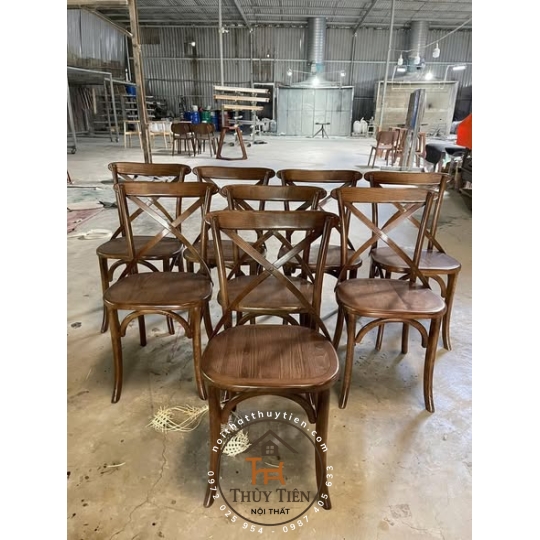 Ghế Bistro mặt ván