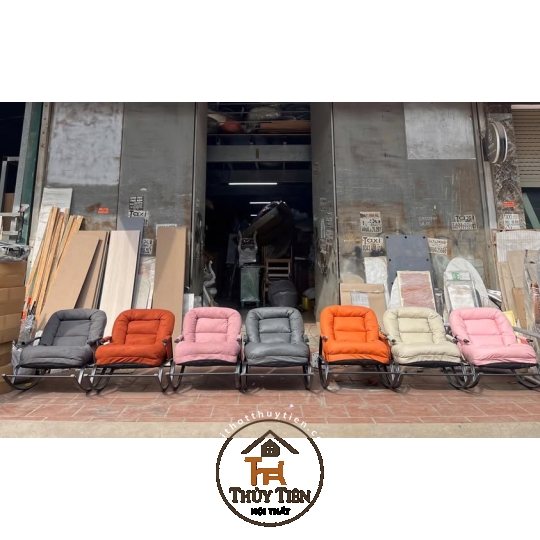 Ghế bập bênh ổ mèo em về đủ màu