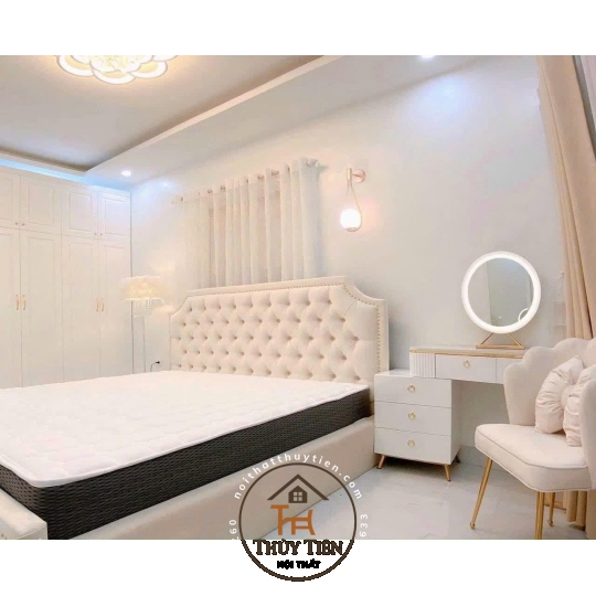 Tổng hợp mẫu giường bọc nỉ , da cho khách giá tận xưởng