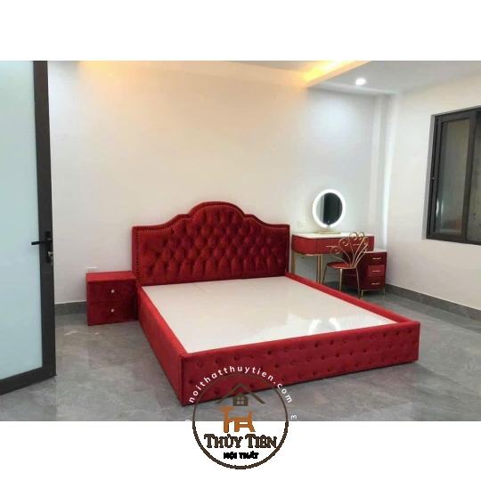 Tổng hợp mẫu giường bọc nỉ , da cho khách giá tận xưởng