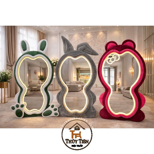 Gương bọc nỉ nhiều mẫu, E nhận làm mix màu theo yêu cầu nhé