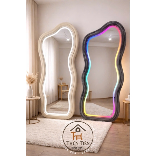 Gương bọc nỉ nhiều mẫu, E nhận làm mix màu theo yêu cầu nhé