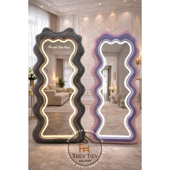 Gương bọc nỉ nhiều mẫu, E nhận làm mix màu theo yêu cầu nhé