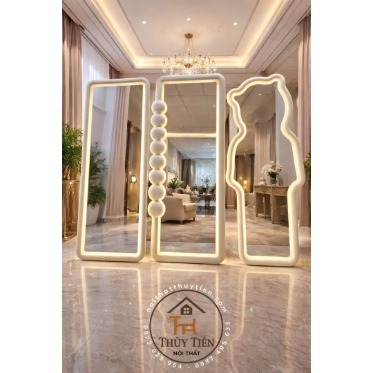 Gương bọc nỉ nhiều mẫu, E nhận làm mix màu theo yêu cầu nhé