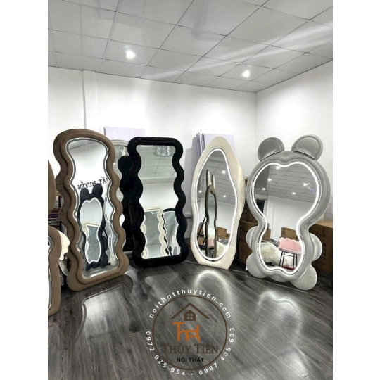 Gương bọc nỉ nhiều mẫu, E nhận làm mix màu theo yêu cầu nhé