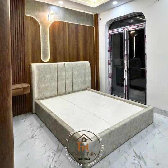 💥 💥 💥Mẫu Giường bọc cao cấp,  Đẹp xuất sắc, Nỉ nhung phù hợp với mọi không gian