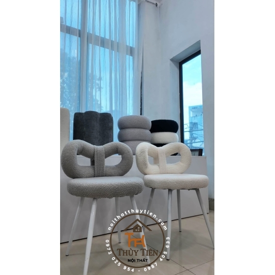 Ghế xoay, đôn, ghế decor, ghế bàn trang điểm siêu xinh - 001