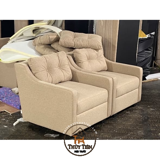 Ghế sofa đơn bọc vải cao cấp
