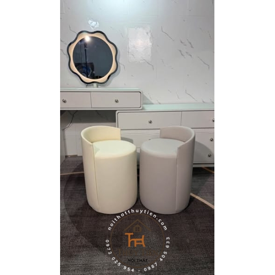 Ghế xoay, đôn, ghế decor, ghế bàn trang điểm siêu xinh - 001