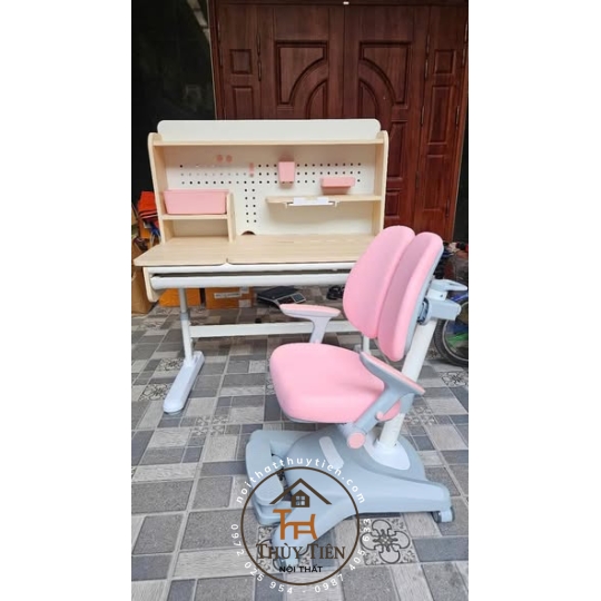 Bàn học XLX size lớn gỗ tự nhiên cao cấp
