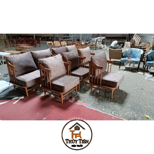 Sofa Fly gỗ Ash cao cấp- 002