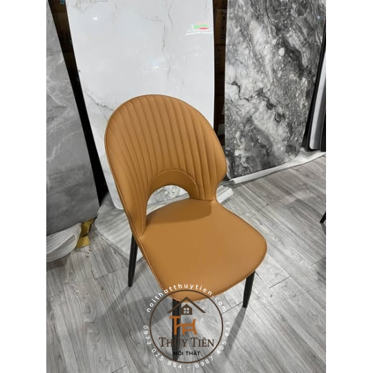 Ghế ăn Misa ngồi có tựa và hở lưng cao cấp, bọc da PU 002chân sắt, ghế đa năng ghế làm việc hàng nhập khẩu