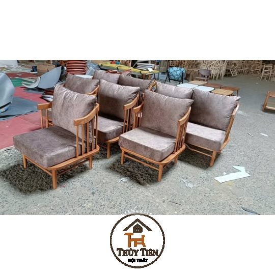 Sofa Fly gỗ Ash cao cấp- 002