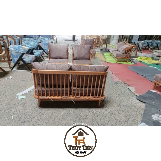 Sofa Fly gỗ Ash cao cấp- 002