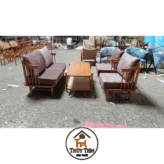 Sofa Fly gỗ Ash cao cấp- 002