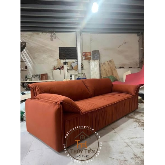 Sofa nhăn thiết kế cho khách