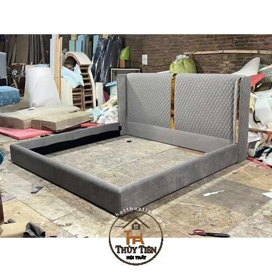 Giường thiết kế đặt theo yêu cầu khách