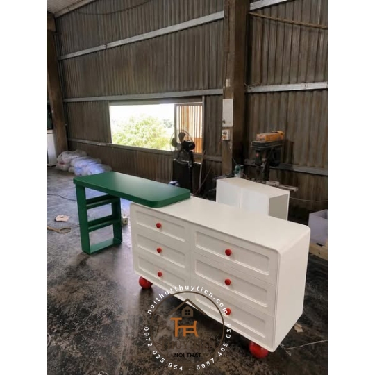 Mẫu tủ kệ decor hàng sơn 2k đẹp chuẩn nhé khách iu oi 🥰😍