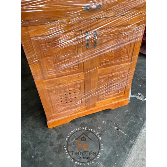 Tủ giày dép gỗ cao su- TGDCS 009