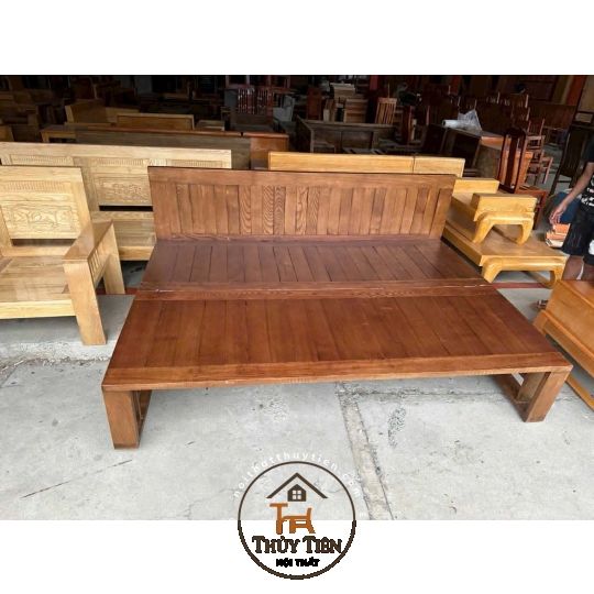 Trường kỷ gỗ sồi 1m2, 1m4, 1m6