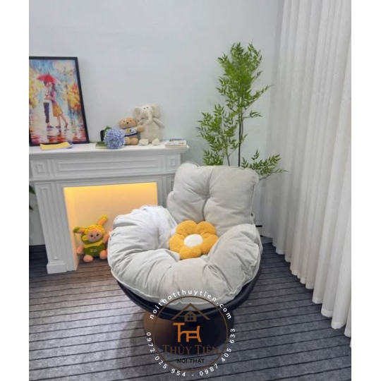Ghế bơ xoay đủ màu nệm