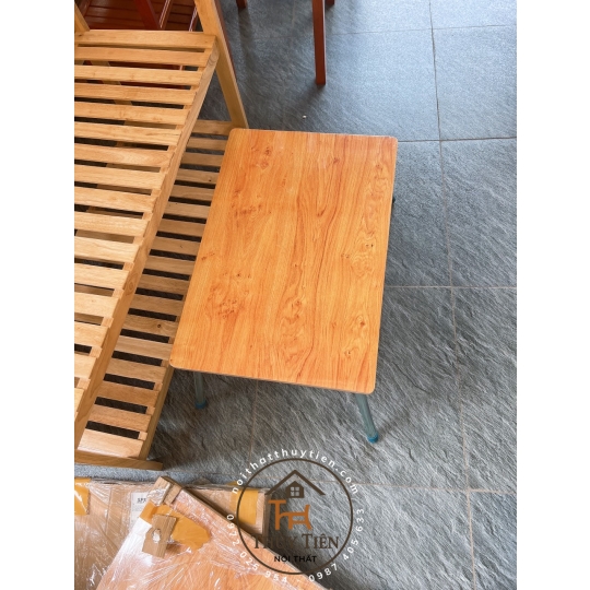 Bàn gấp gọn đa năng gỗ MDF( chân ống)- BMDF 003