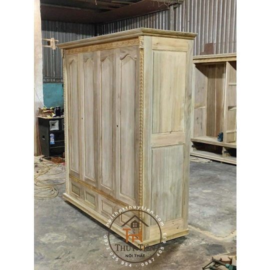 Tủ áo gỗ tràm Giá mềm xài bền