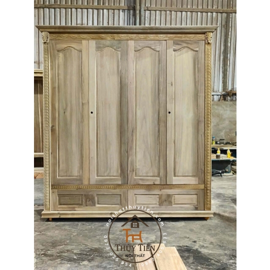 Tủ áo gỗ tràm Giá mềm xài bền